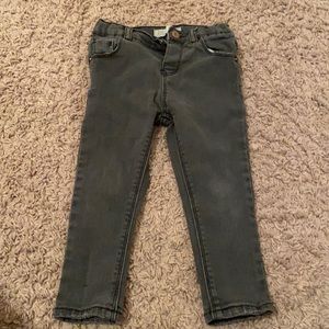 Never worn-faded black/gray baby jeans